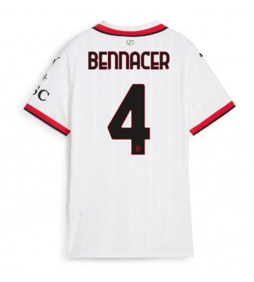 AC Milan Ismael Bennacer #4 Replika Udebanetrøje Dame 2024-25 Kortærmet